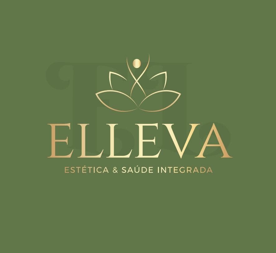 Logo da Elleva com simbolo de lotus
